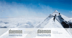 Desktop Screenshot of daemoninvestimentos.com.br