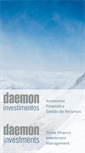 Mobile Screenshot of daemoninvestimentos.com.br