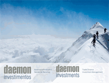 Tablet Screenshot of daemoninvestimentos.com.br
